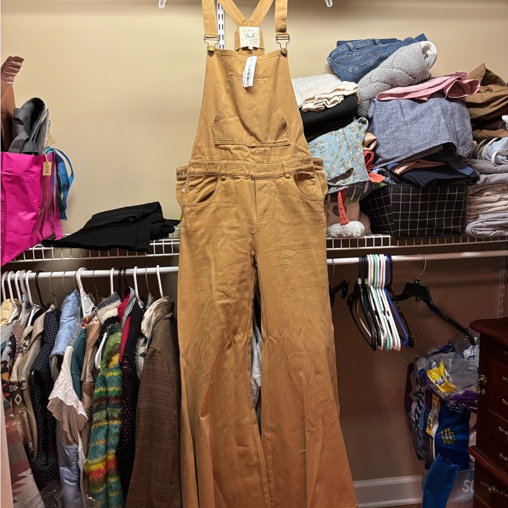 NWT Mustard Overalls